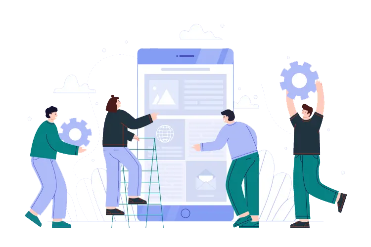 Group People Working Together in CodeBank IT Solution